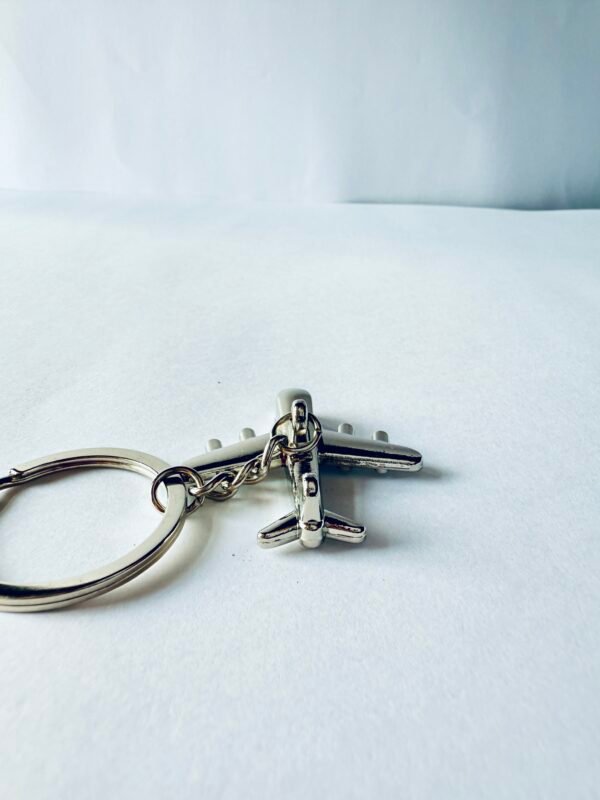 Aviator Charm Premium Airplane Metal Keychain - Image 3