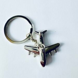 Aviator Charm Premium Airplane Metal Keychain