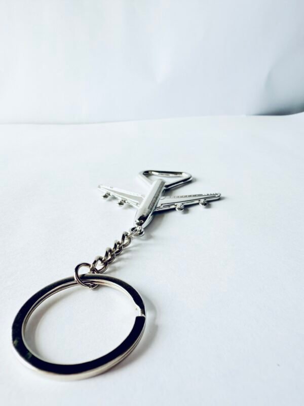 Luxury Aircraft Bottle Opener Keychain – Premium Alloy Souvenir - Image 3
