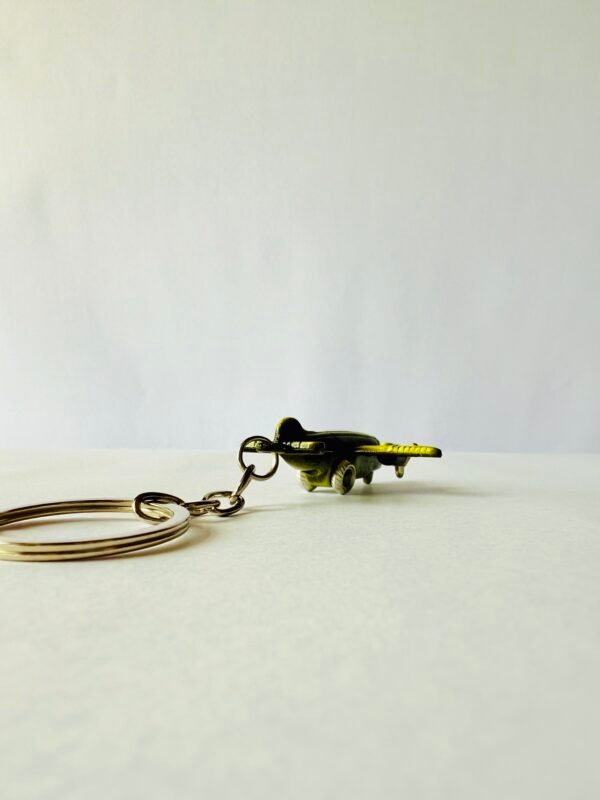Vintage Brass Airplane Keychain – Perfect for Travel Lovers and Collectors - Image 5