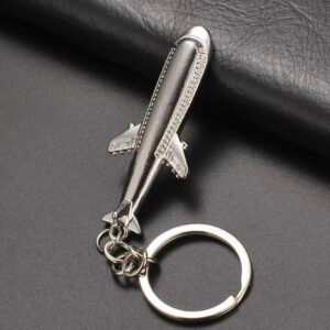 Metallic Airplane Keychain – Premium Aircraft Design