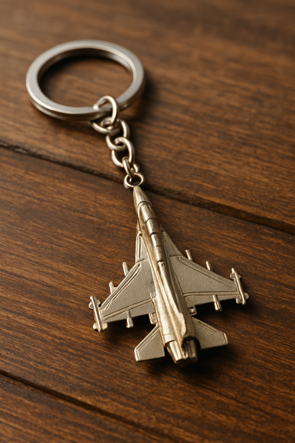Premium Silver Fighter Jet Keychain – Luxury Edition - Image 3
