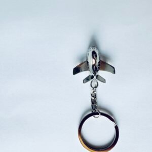 Metal Airplane Keychain – Stylish Mini Jet Key Ring