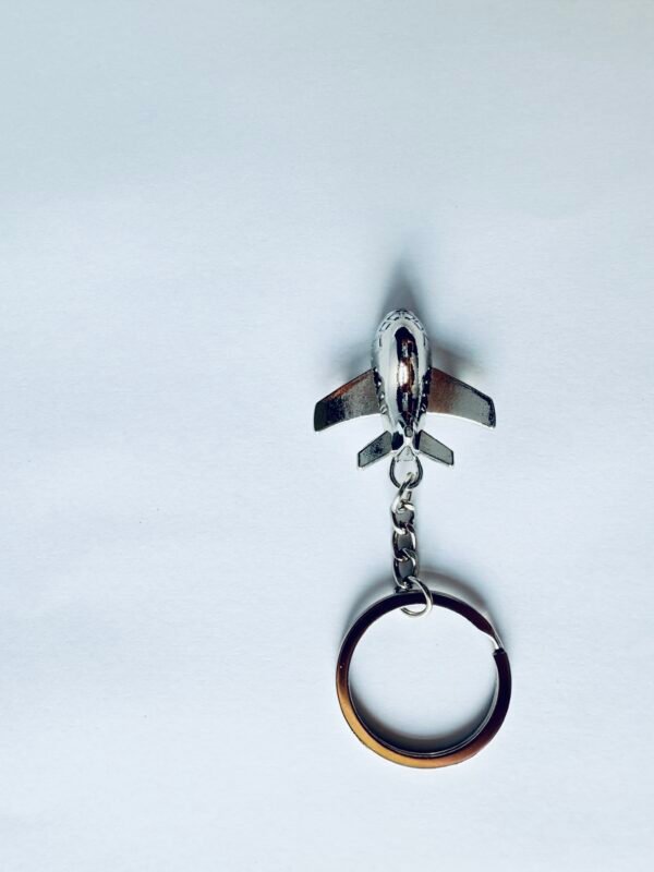 Metal Airplane Keychain – Stylish Mini Jet Key Ring