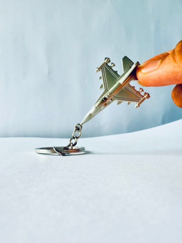 AeroWing Premium Fighter Jet Metal Keychain – Aviation Lover’s Collectible